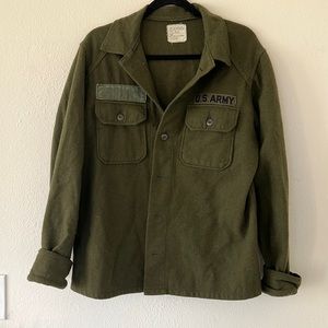 U.S Army vintage long sleeve button down
